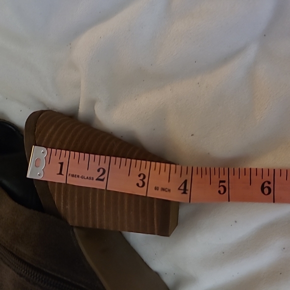 Sole Society Size 11 B Brown Suede Leather Ankle Booties - Picture 10 of 10